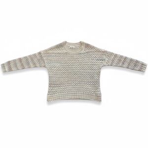 Anthropologie Sweater Women Medium Chunky Knit Multicolor Cozy Boho Pullover